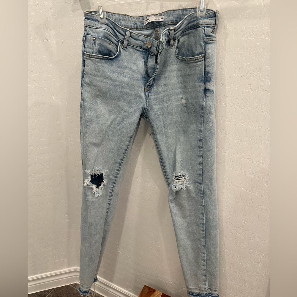Zara size 10 skinny jeans